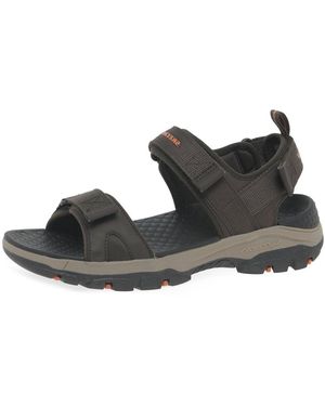 Skechers , TRESMEN RYER Uomo, Cioccolato Mesh, 46 EU - Nero