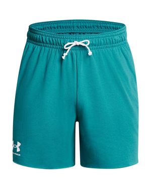 Under Armour Rival Terry 6-inch Shorts, - Blue