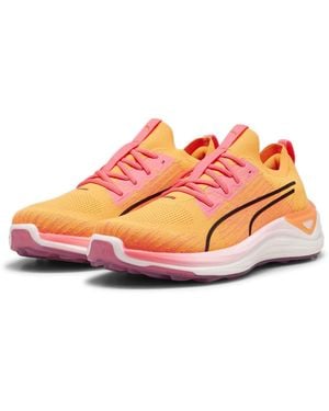 PUMA Electrocat Nitro Fire Glow Spikeless Golf Shoes S Sunglow/suns 8.5 Uk - Pink