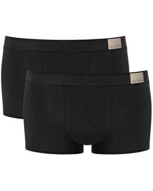 Sloggi Go Natural S Hipster Briefs 2 Pack Black Black M
