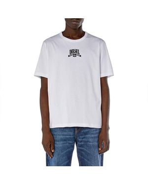 DIESEL _t-adjust-k10 Maglietta_shirt_white_m