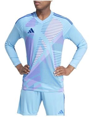 adidas Maglia da calcio a maniche corte con scollo a - Blu