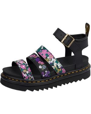 Dr. Martens Sandali Blaire Fisherman da donna - Nero