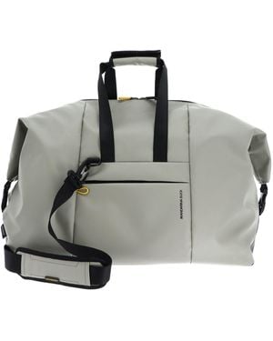Mandarina Duck Eco Coated Duffle Bag Mud - Mettallic