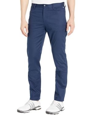 adidas Go-To Five-Pocket Tapered Fit Pants (Collegiate) Clothing - Blue