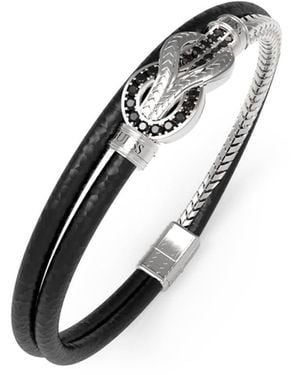 Guess Sailor Knot Armband Uit De Collectie - Zwart