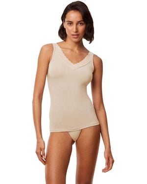 Triumph Mujer Feel of Modal Tank Top - Blanco