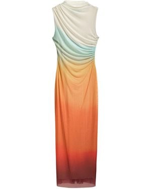 Desigual Sahara Slinky Ombre Dress 25swvk57 - White