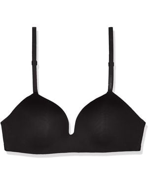Calvin Klein Lightly Lined Demi 000qf4081e Demi-plunge Bras - Black