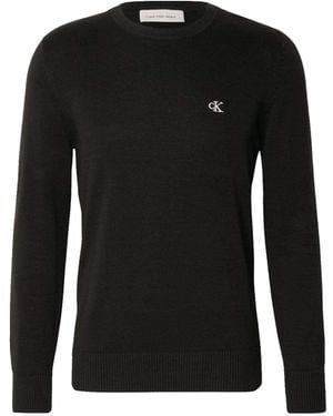 Calvin Klein Modern Crew Nej30J326745 Suéter pulóver - Negro