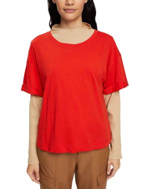 Esprit Edc by 082cc1k335 T-Shirt - Rosso