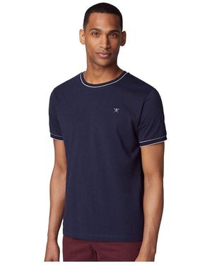 Hackett Jersey-Spitze T-Shirt - Blau