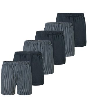 Schiesser Jersey - Boxershorts - 6er - Grau