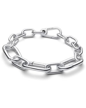 PANDORA Me Collection 593854c00-2 Striking Sterling Silver Link Chain Bracelet Length 16 Cm - Metallic