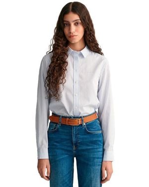 GANT REG POPLIN Stripe Shirt Bluse - Weiß