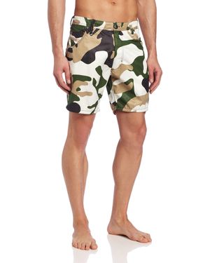 DIESEL Boxer Da Bagno Bmbxkroobeach Camouflage W 30 - Verde