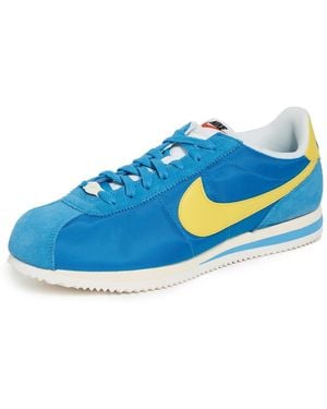 Nike Cortez Textile Trainer - Blue