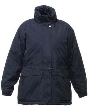 Regatta Ladies Darby Ii Waterproof Insulated Jacket Size 10 Colour Navy/navy - Blue