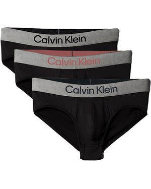 Calvin Klein Hip Brief 3pk Zwart