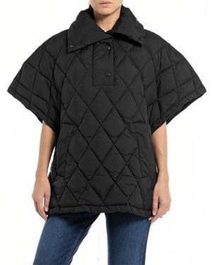 Replay W7806 Giacchetto Imbottito - Nero