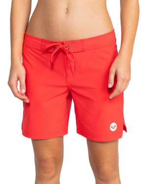 Roxy To Dye 7" Boardshort Board Shorts - Red