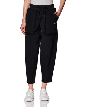Nike W Nsw Esstl Wvn Hr Wtr Pnt Crv - Nero