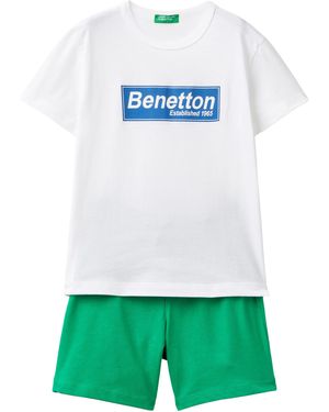 Benetton Comp(T-Shirt+Short) - Verde