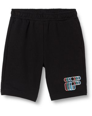 Fila Shoreham Graphic Logo Sweat Pantaloncini - Nero
