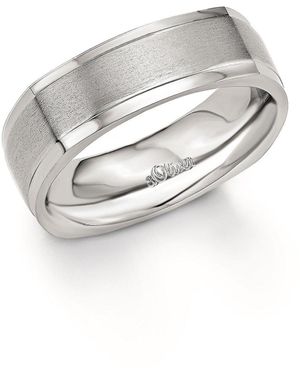 S.oliver Jewel -Ring Edelstahl Gr. 66 - Mettallic