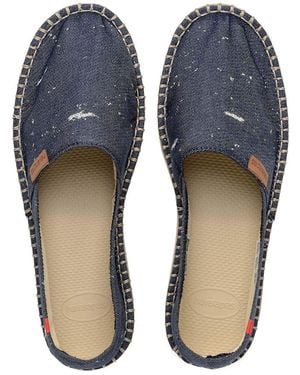 Havaianas Espadrille Origine Stripes Navy Blue