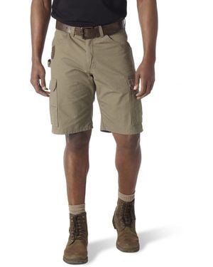 Wrangler Pantaloncini cargo da uomo Corteccia - Neutro