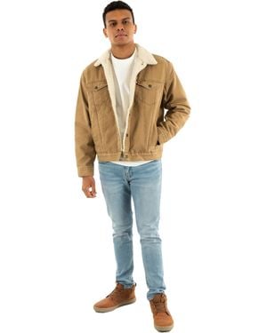 Levi's Giacche e giacche tipo 3 sherpa trucker 0305 ermine - Blu