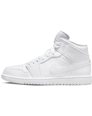 Nike Air Jordan 1 Mid Trainers 554724 - White