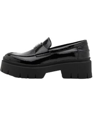 HUGO Kris_loafer_bksd Moccasin_ - Black