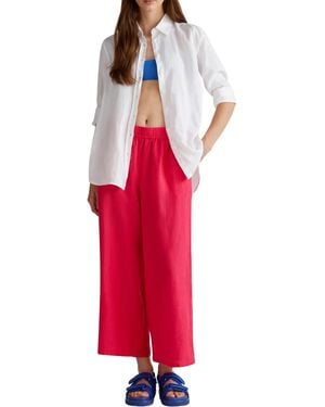 Benetton Pantalone 4aghdf09g Trouser - Red