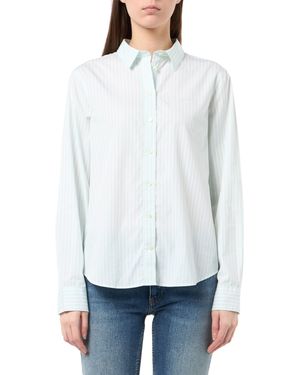 GANT Reg Classic Poplin Striped Shirt Blouse - White