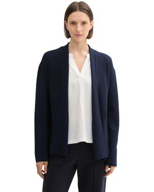 Tom Tailor 1042994 Cardigan Strickjacke - Blau