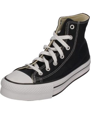Converse 372859C Chuck Taylor All Star EVA Lift Canvas Platform Sneaker Black/White/Black 29 - Negro
