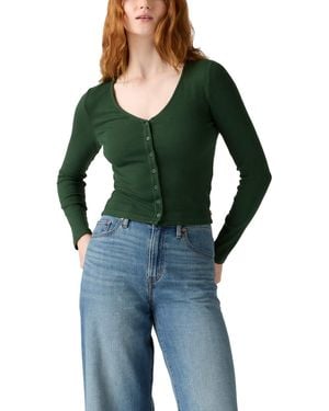 Levi's Donna Muse Langarmshirt L - Verde