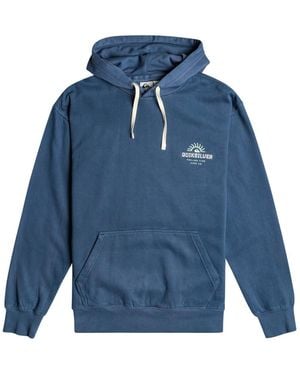 Quiksilver Slab Eqyft04829 Hooded Sweatshirt - Blue