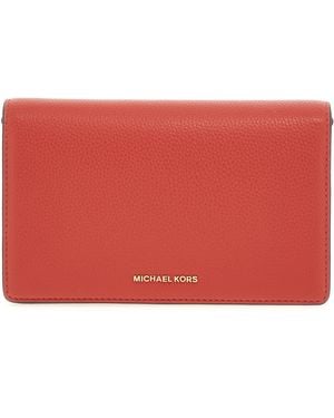 Michael Kors MD Flap CHN XBODY - Rojo