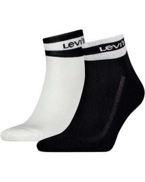 Levi's Quarter Calcetines - Negro