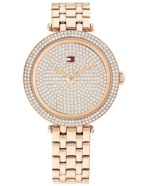 Tommy Hilfiger Analoge Quartz Horloge Met Roestvrij Stalen Band 1782761 - Metallic