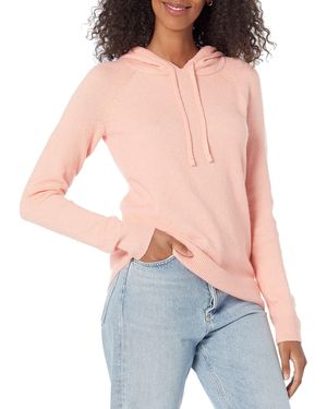 Amazon Essentials Maglione Pullover con Cappuccio Morbido Al Tatto Donna - Blu