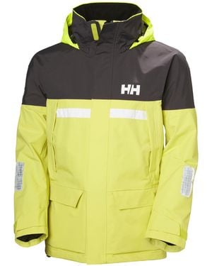 Helly Hansen Hansen Pier 4.0 Jacket - Lightweight Waterproof Jacket For Outdoor Sports & - Yellow