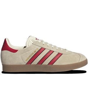 adidas Gazelle Manchester United - Men's (js3040, Cream/core Black), Cream/core Black, 8 Uk - Pink