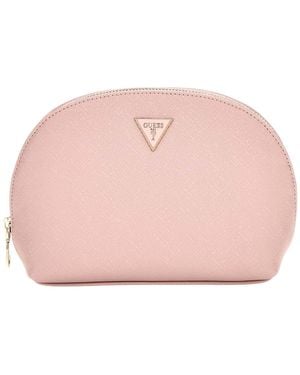 Guess Dome Cosmetic Pouch Candy Pink