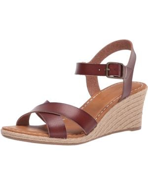 Amazon Essentials Espadrille Wedge Sandal - Brown