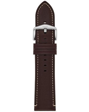 Fossil S241096 24 Mm Litehide Leather Brown Watch Strap