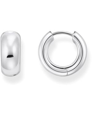 Thomas Sabo 89194217 Boucles d'oreilles créoles en argent 925 Taille unique - Métallisé